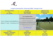 Tablet Screenshot of kirchenliga-fussball.de